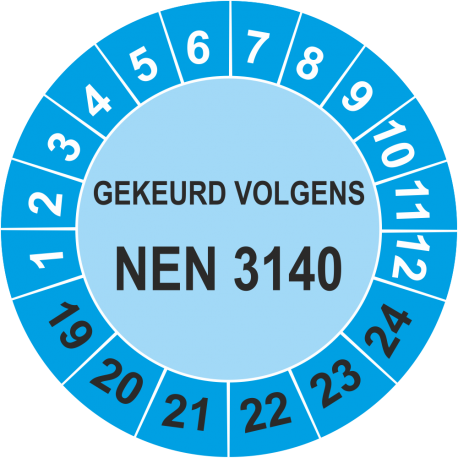 Gekeurd volgens NEN 3140